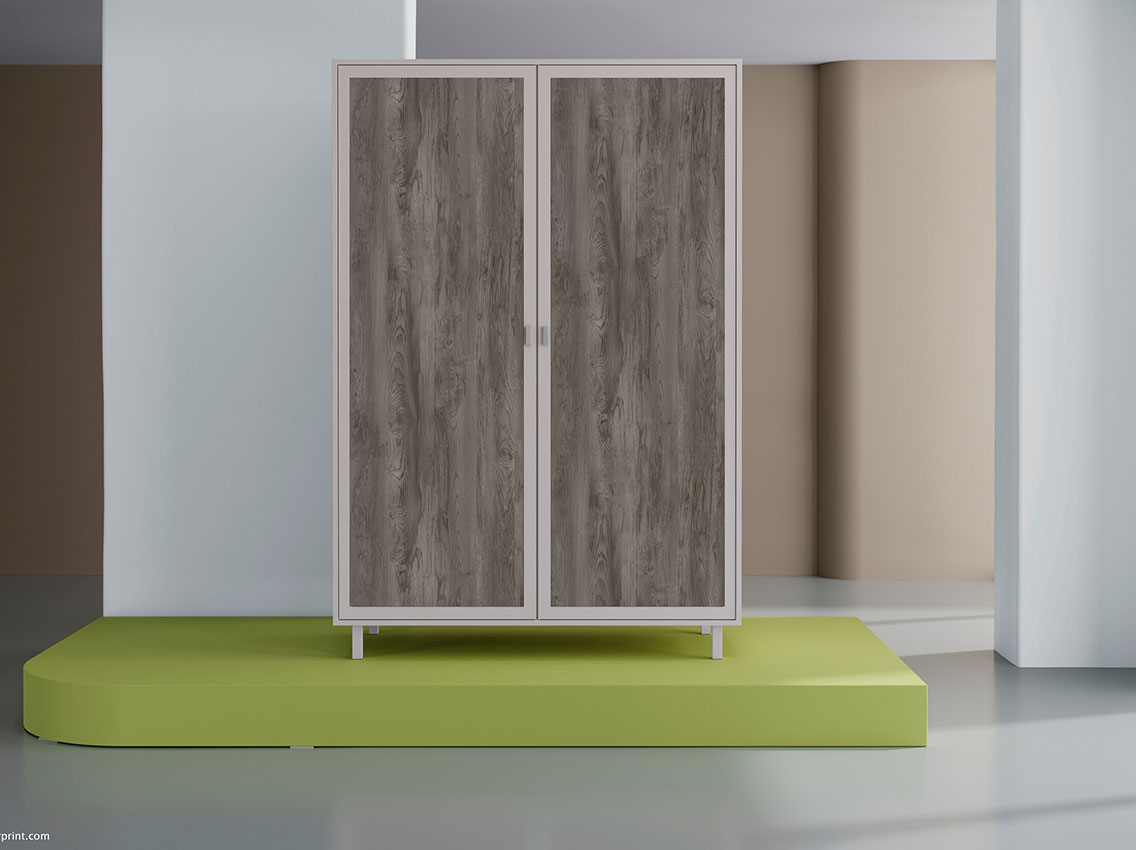 ЛДСП SWISS KRONO 4424 OV Ясень Антрацит 2800x2070x18