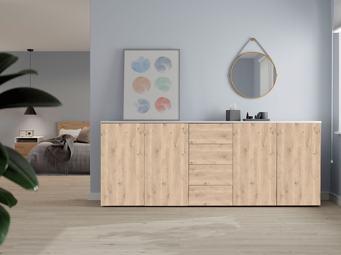 ЛДСП SWISS KRONO 4428 OV Дуб натуральный 2800x2070x18