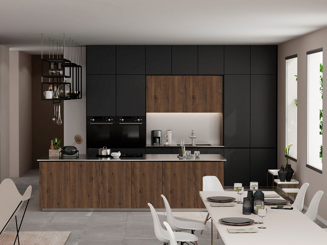 ЛДСП SWISS KRONO 6918 OV Орех Макадамия 2800x2070x18