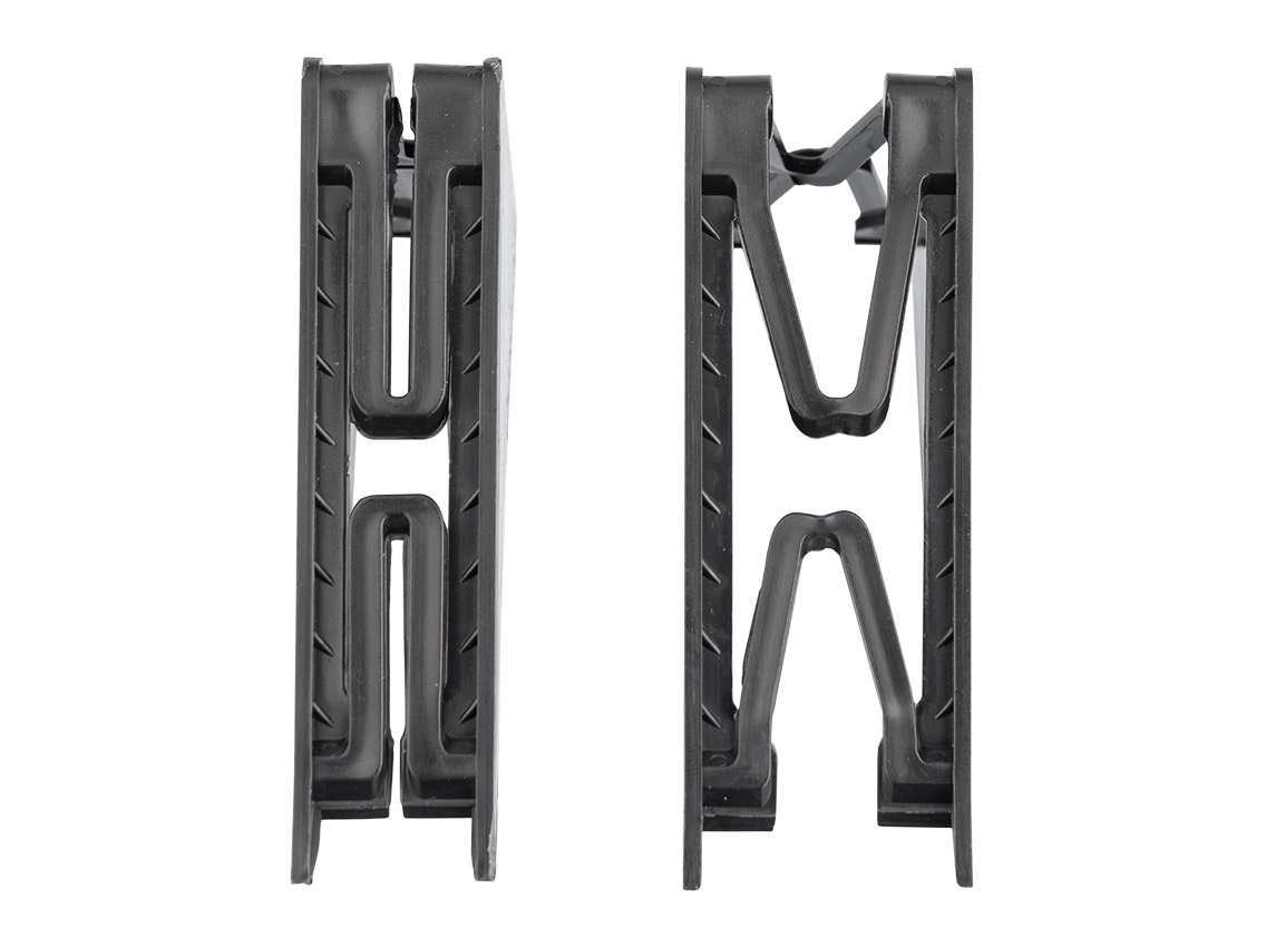 Кутник захисний пластиковий для плитних матеріалів 18-38 мм 95х95 чорний