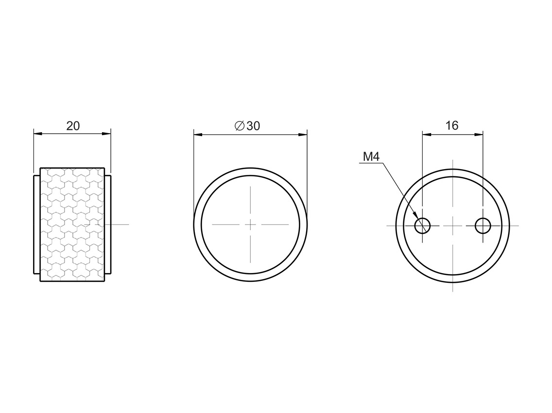 Ручка кнопка Virno Lines 407/16 матовое золото