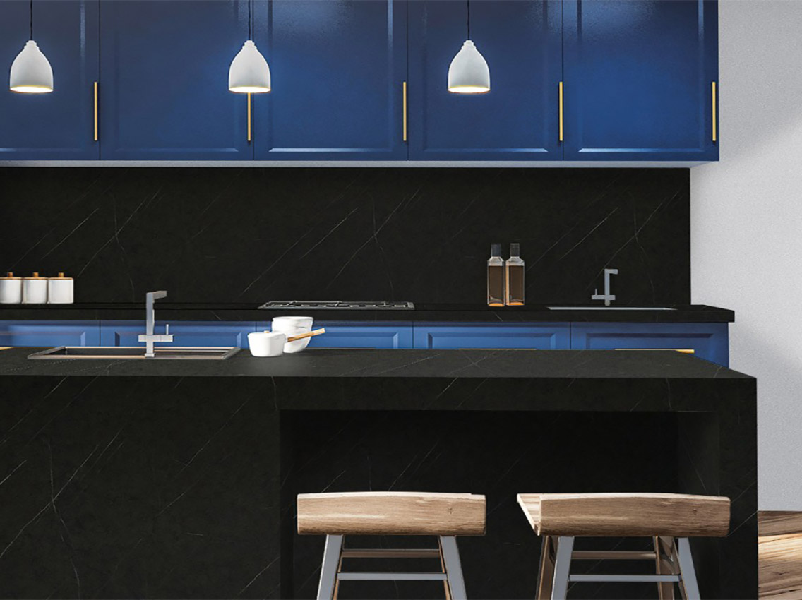 Компакт-плита Puricelli 6111 MM GreyStone (Black) 4200х1620х12 мм