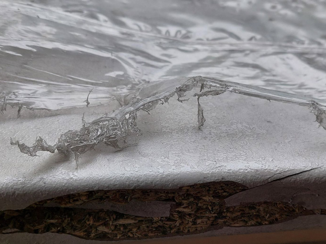 Уцінка. ПФ FAB Італія 3447 KS D4 Сірий туман (Вологостійка) 4190x600x38