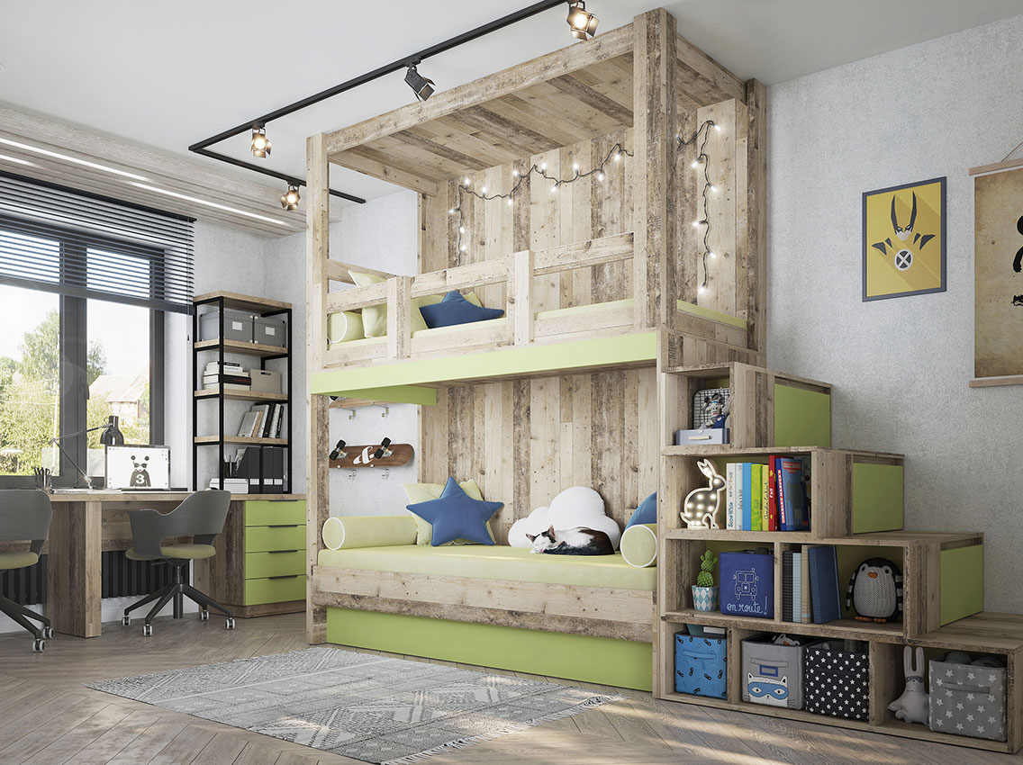 ЛДСП SwissPan BS Зеленая вода 2750x1830x18