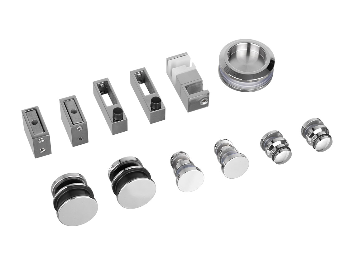 Комплект РС 30x10 GIFF 304 c двойной нижней направляющей полированный хром