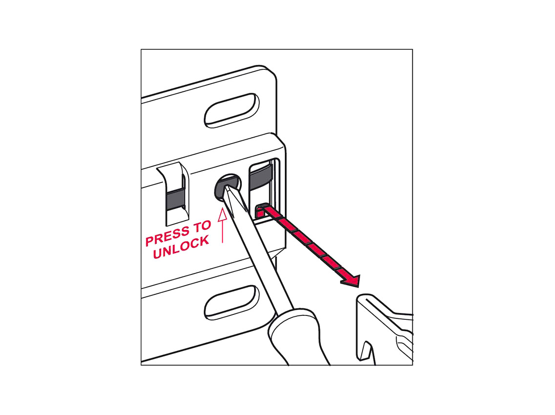 Монтажна планка для шафотримача 807 Hafele / Camar 60х70 (290.40.990)