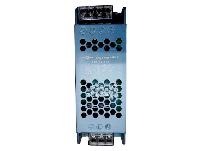 Блок питания для LED ленты 12V 100W 8.3А LED-12-100