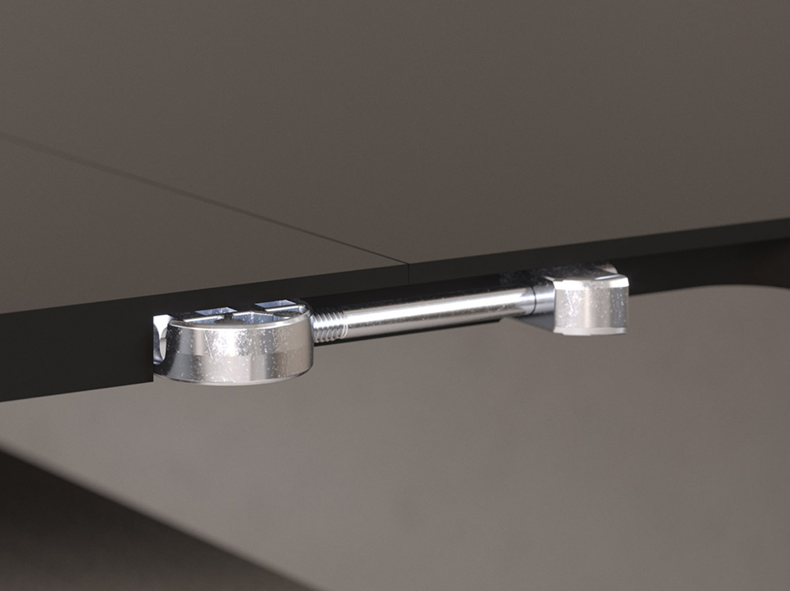 Стяжка K-TOP Italiana Ferramenta для плит и столешниц толщиной от 10 мм (компл.- 2 шт)