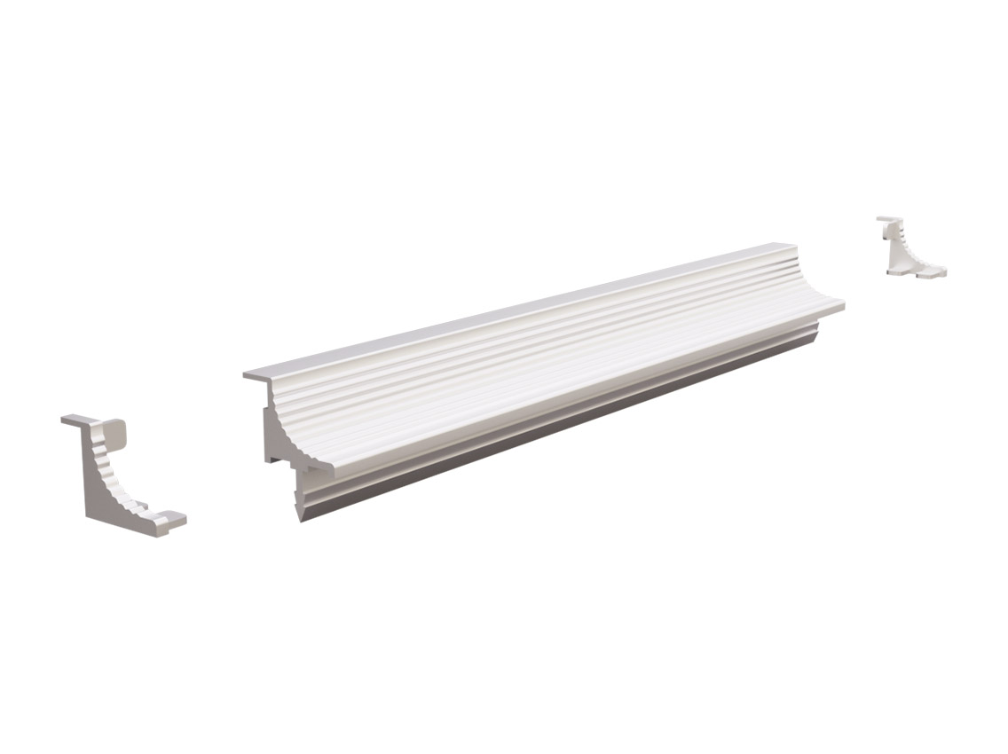 Заглушка до ручки-профілю Virno Lines 416 алюміній (пара)