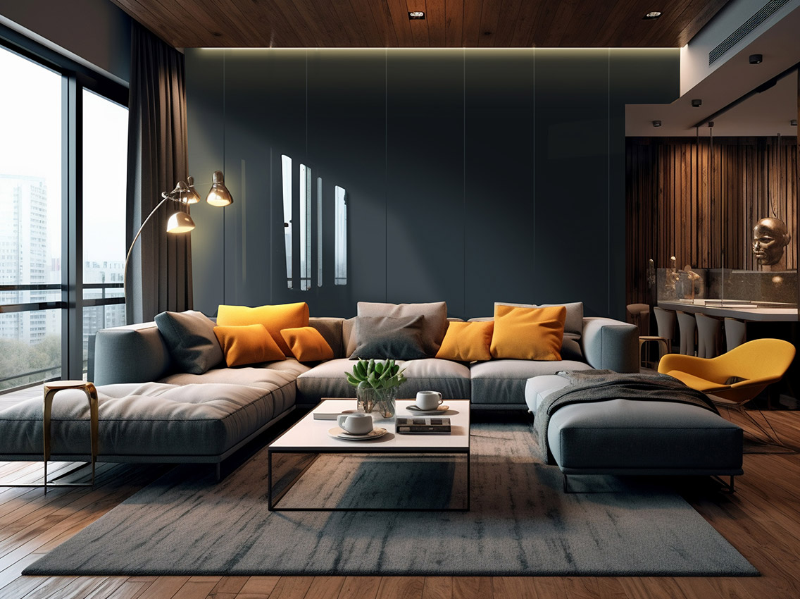 Плита LuxeForm Idea глянцевая 2800x1300x17,7 Черничный (GL-014 iS) / DUO