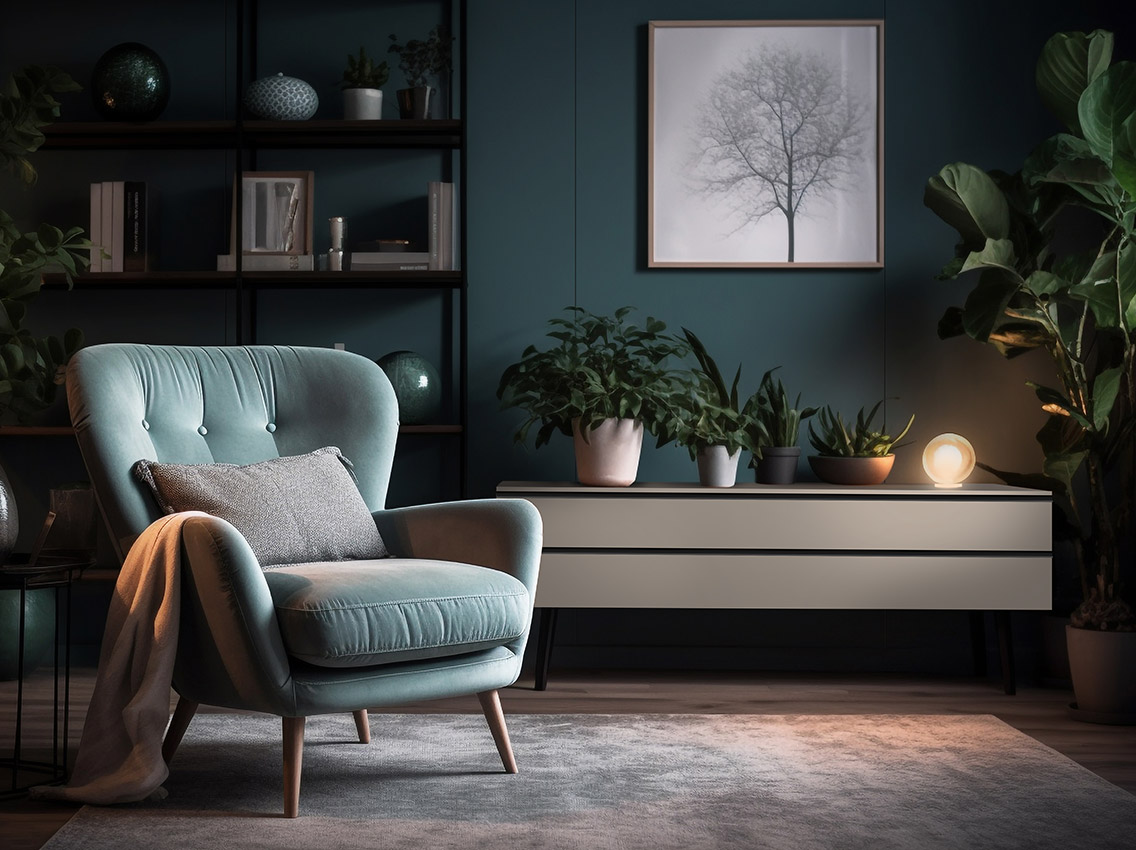 Плита LuxeForm Idea матовая 2800x1300x17,7 Аквамарин (MT-013 iS) / DUO