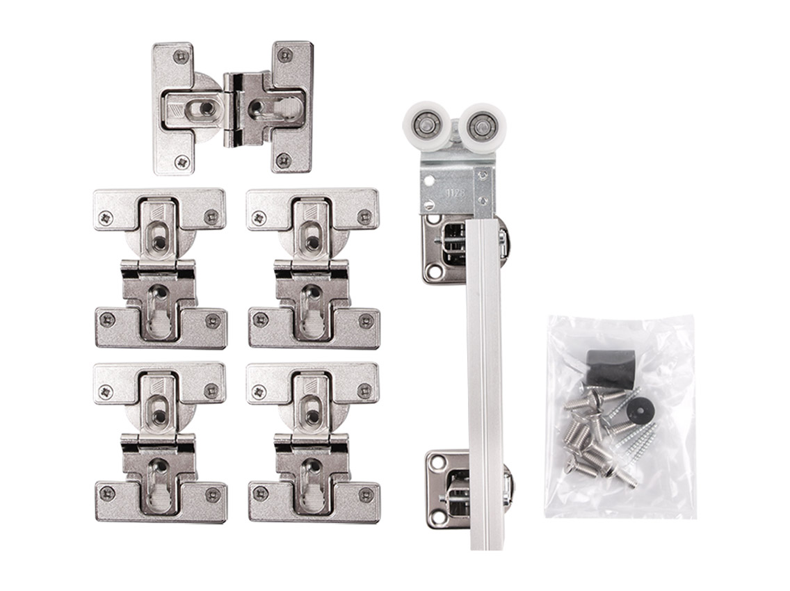 Комплект Hettich Wing Line 230 правая на 2 створки, черный