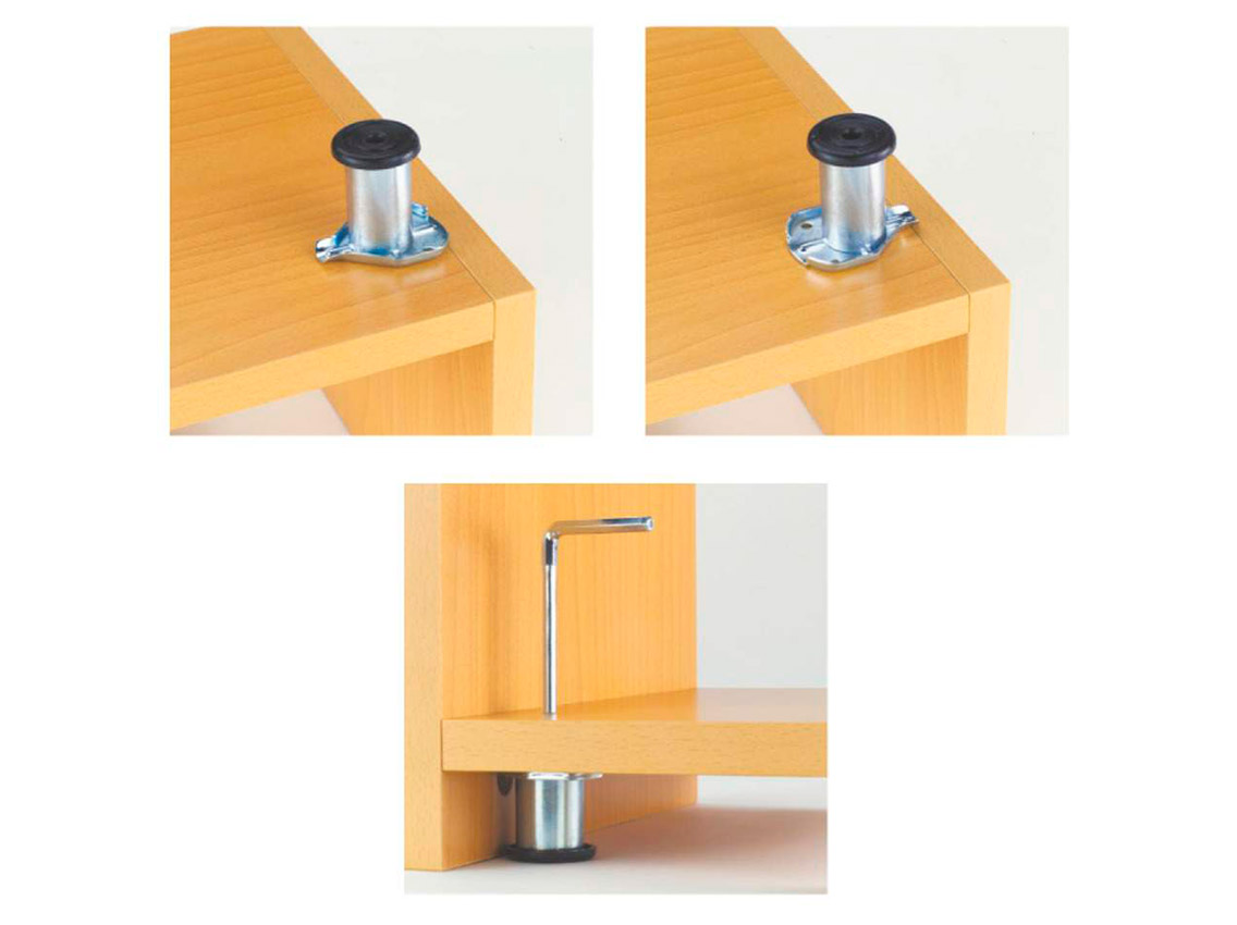 Опора з регулюванням Camar 308 H=60 D=28 цинк (637.26.923)