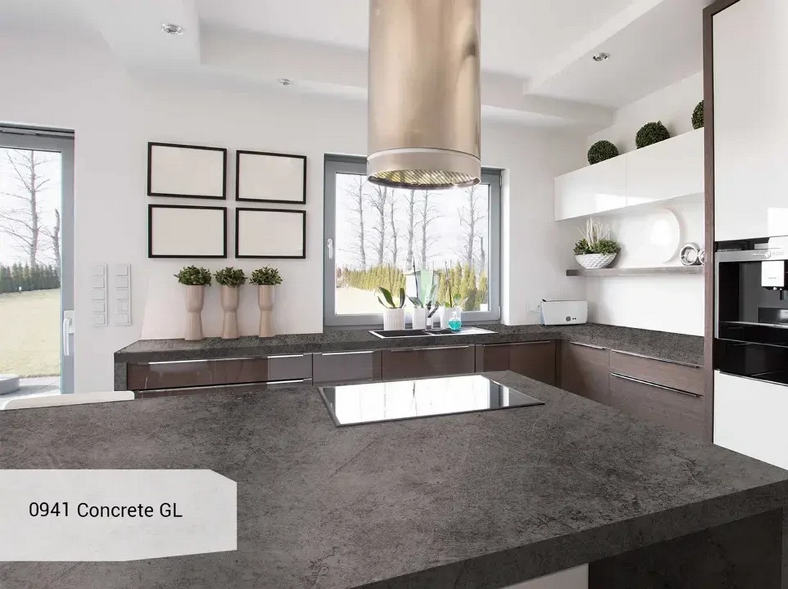 Компакт-плита Puricelli 0941 GL Concrete (Black) 4200х650х12 мм