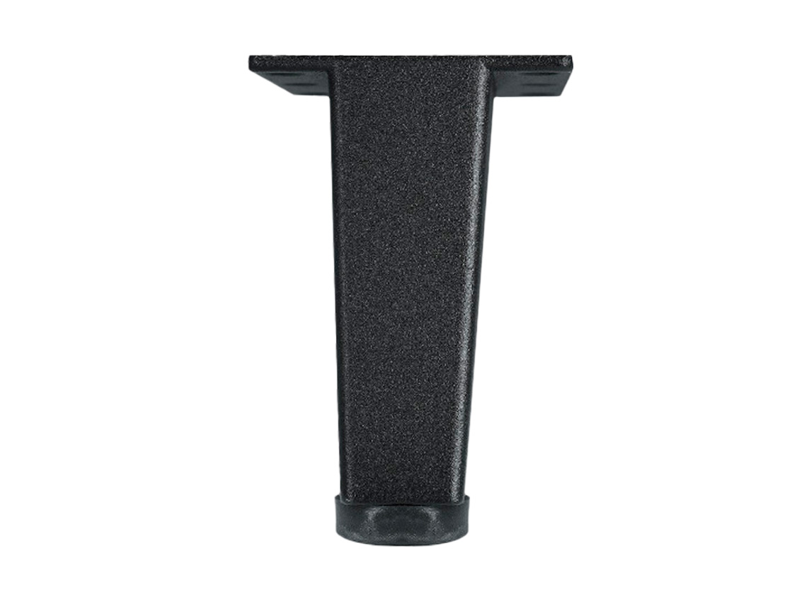 Опора регулируемая изогнутая GIFF Corner Н=90 черный матовый