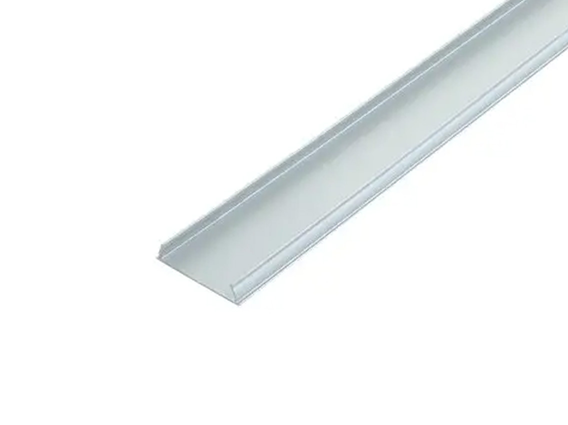 Профиль алюминиевый накладной гибкий для LED ленты ЛПФ-5 L=2000 алюминий (рассеиватель белый матовый LM-5)