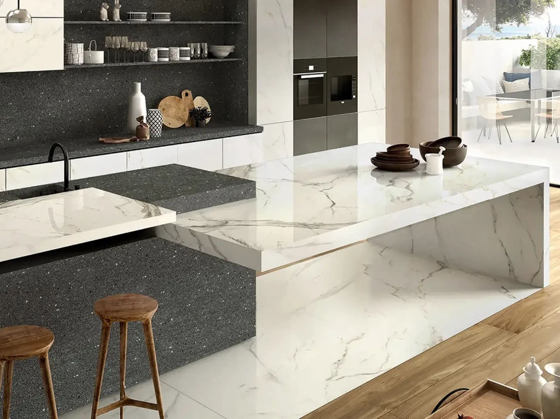 Керамограніт Keralini 3200x1600x12 Calacatta Oro