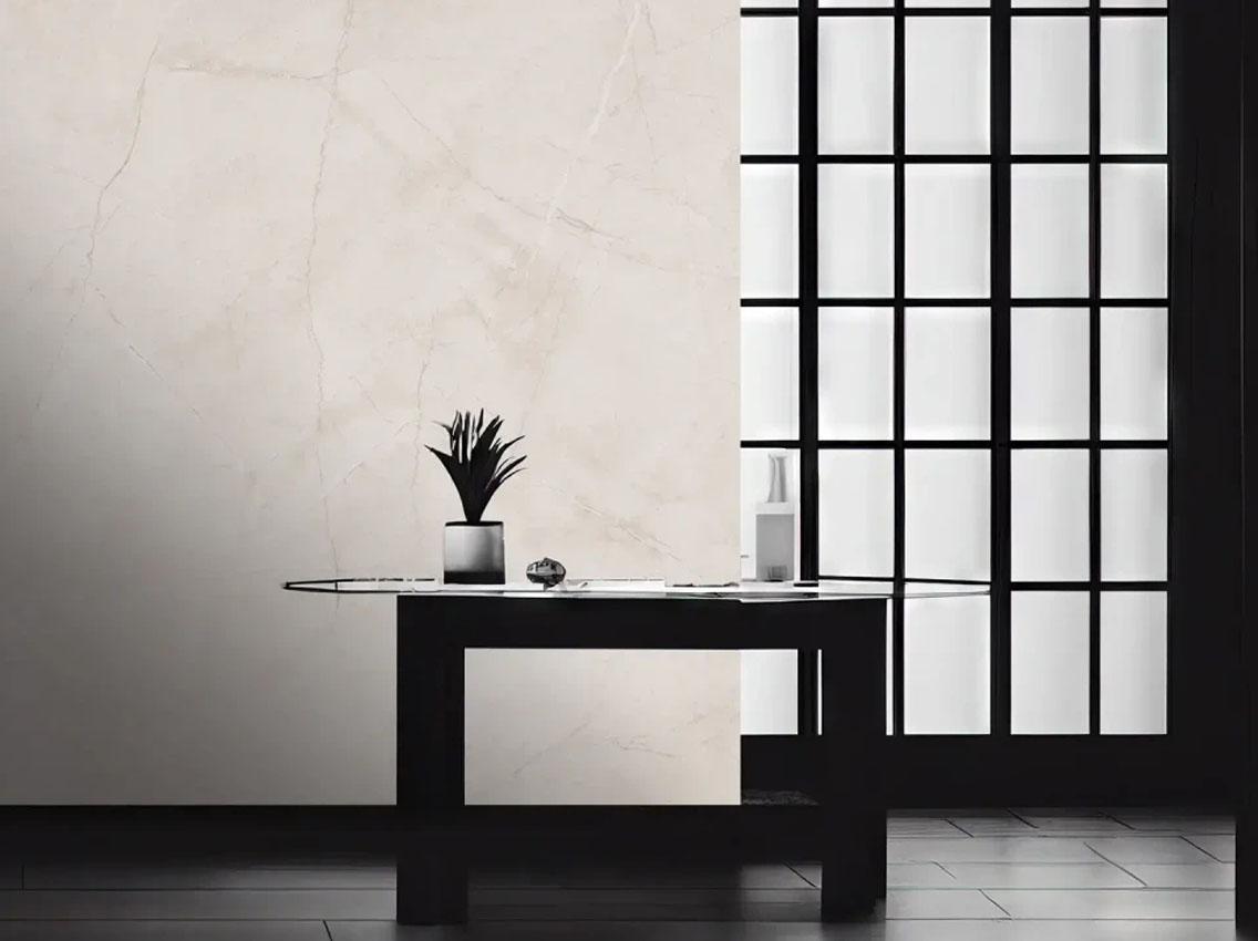 Керамогранит Keralini 3200x1600x12 Pulpis Ivory 