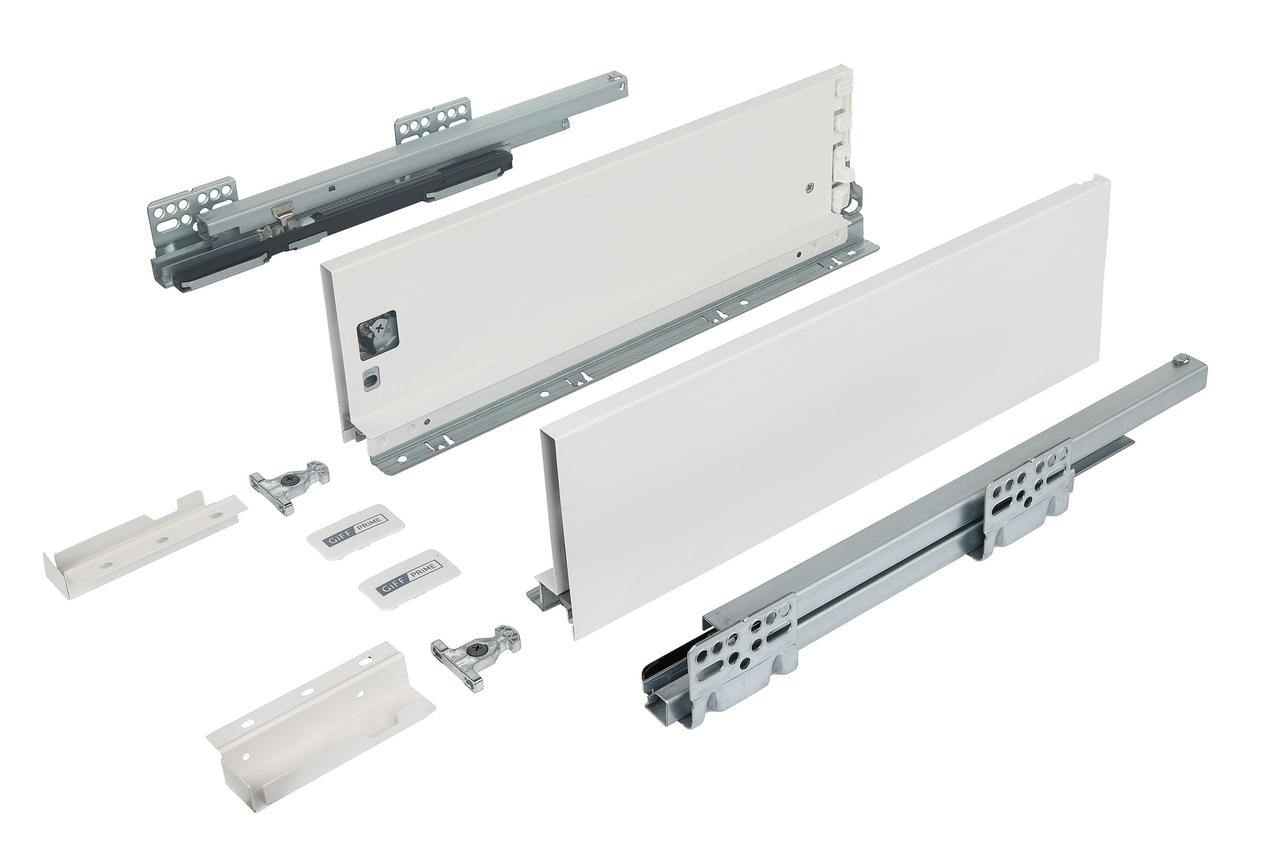 Висувний ящик GIFF PRIME FlatBox 3D L=400 H=116 білий