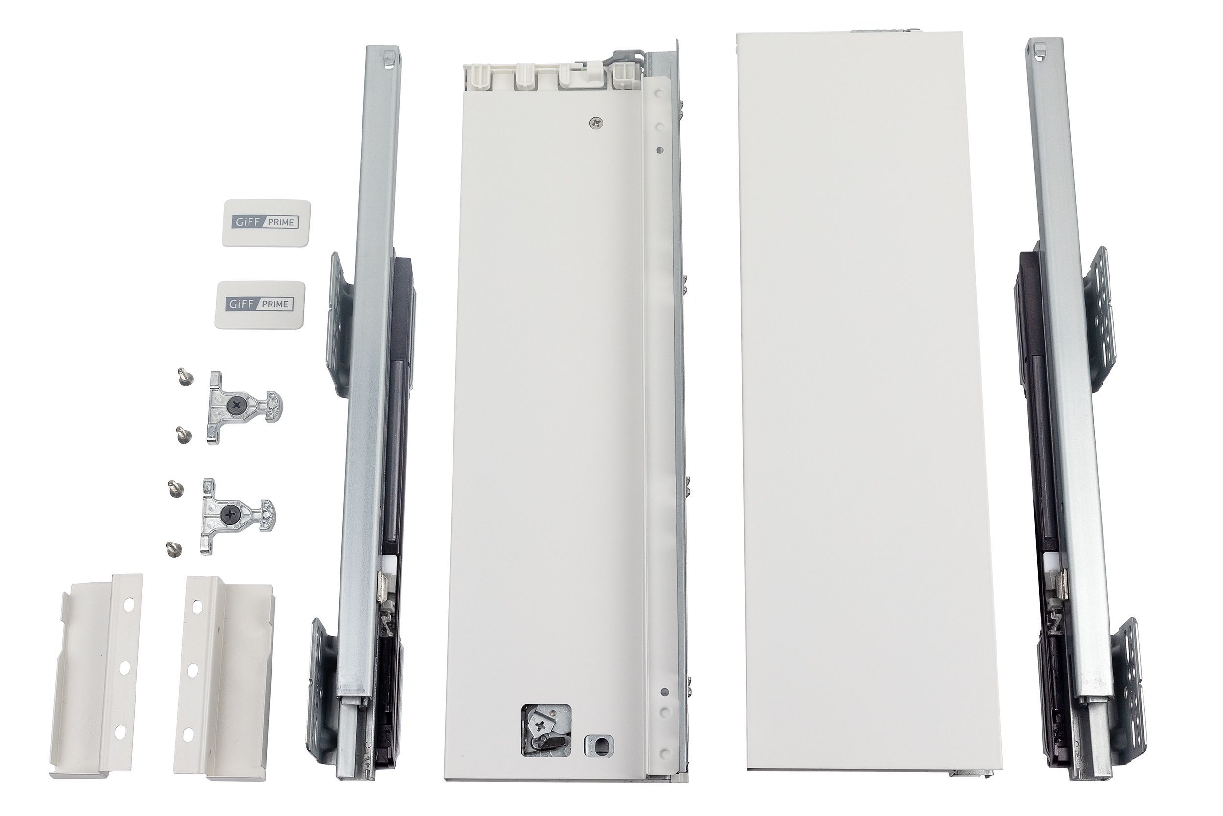 Висувний ящик GIFF PRIME FlatBox 3D L=400 H=116 білий