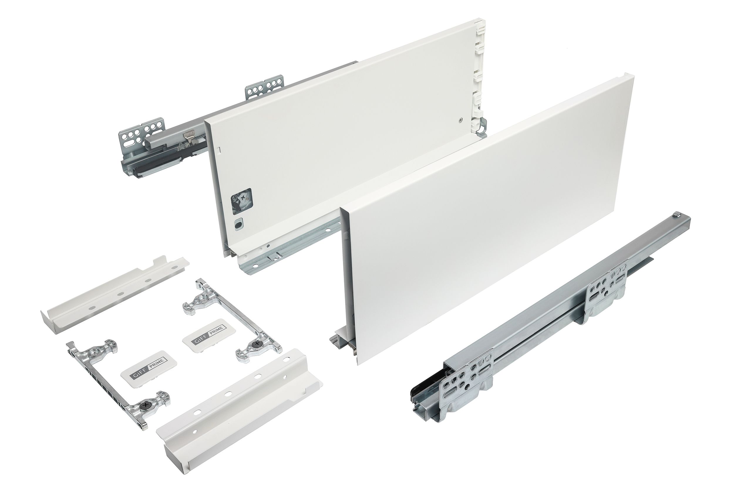 Выдвижной ящик GIFF PRIME FlatBox 3D L=400 H=167 белый