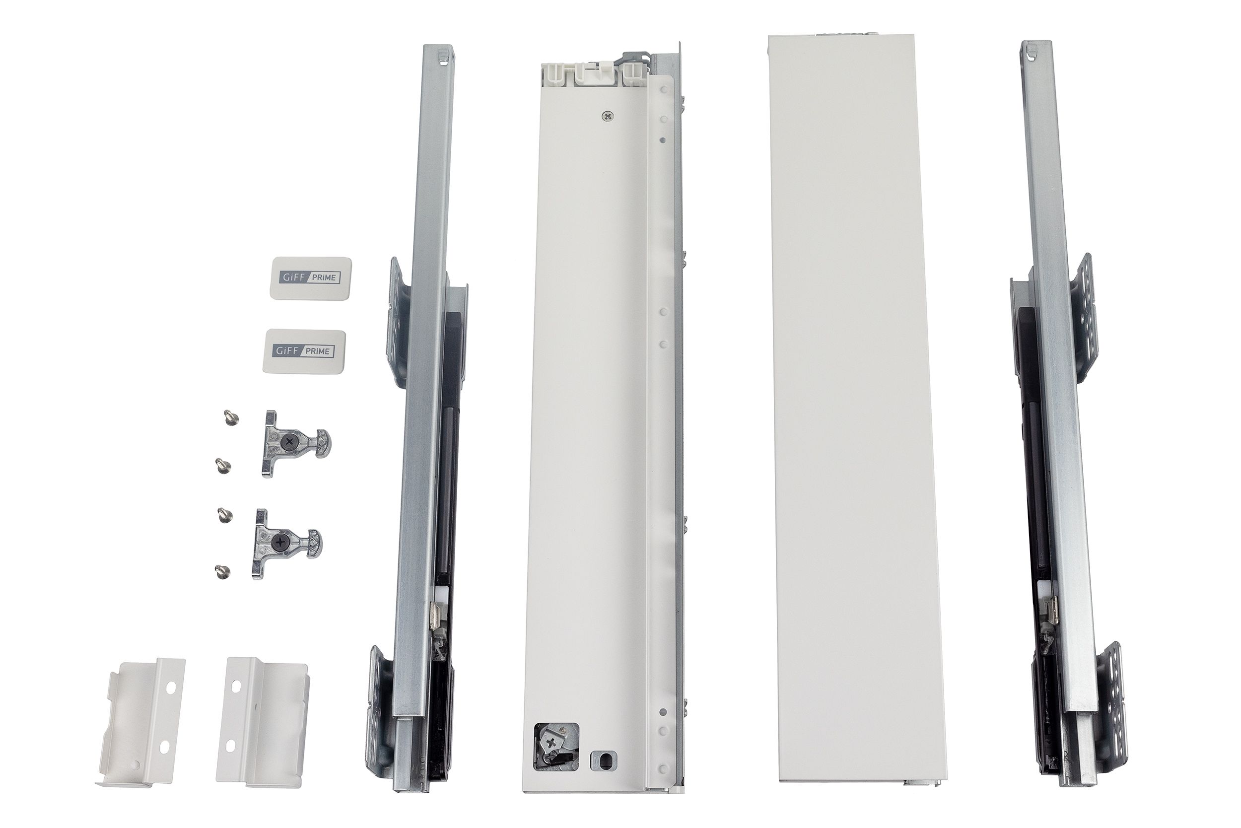 Висувний ящик GIFF PRIME FlatBox 3D L=400 H=84 білий