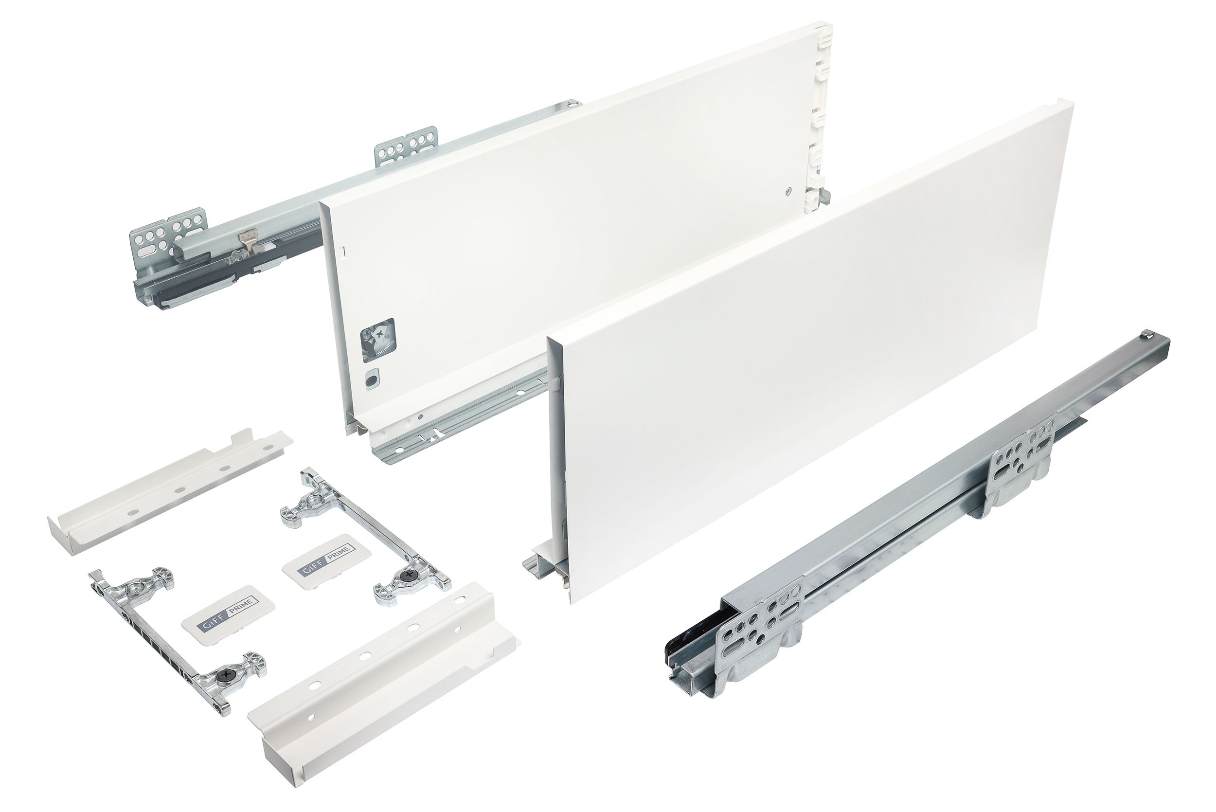 Выдвижной ящик GIFF PRIME FlatBox 3D L=450 H=167 белый