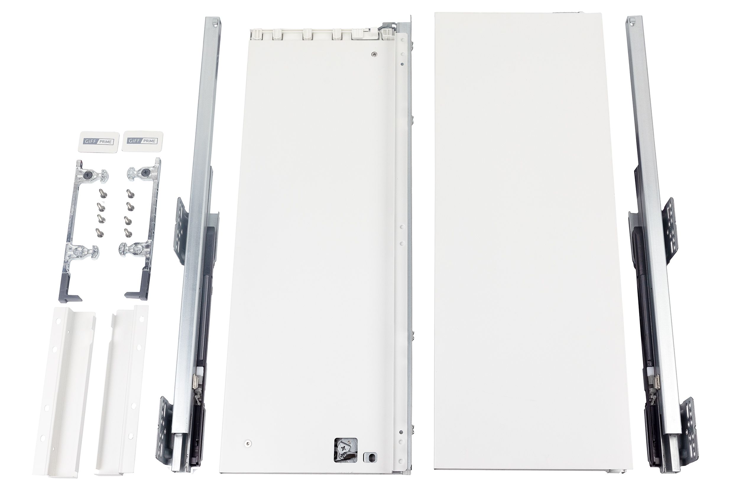 Выдвижной ящик GIFF PRIME FlatBox 3D L=500 H=199 белый