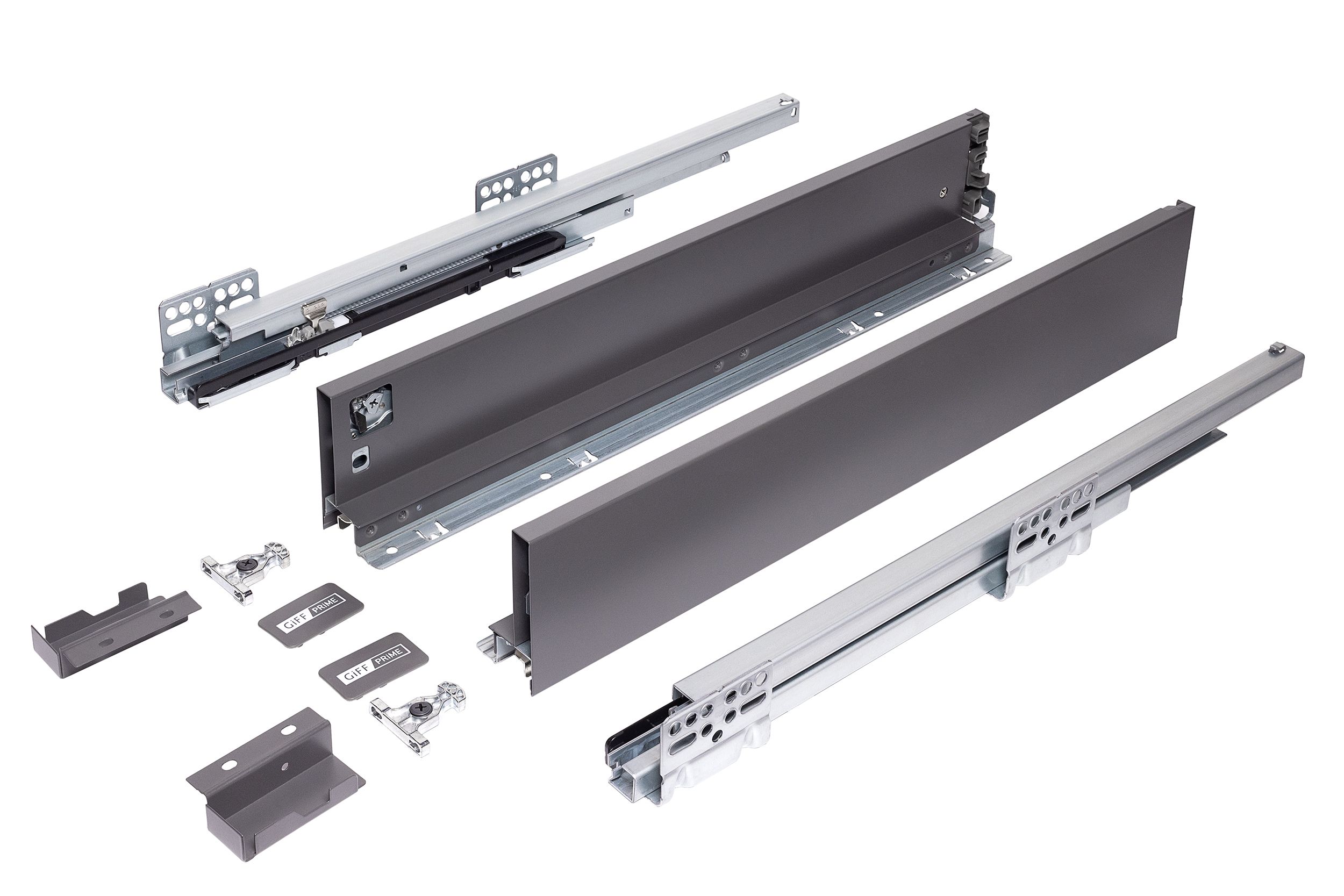 Висувний ящик GIFF PRIME FlatBox 3D L=500 H=84 графіт