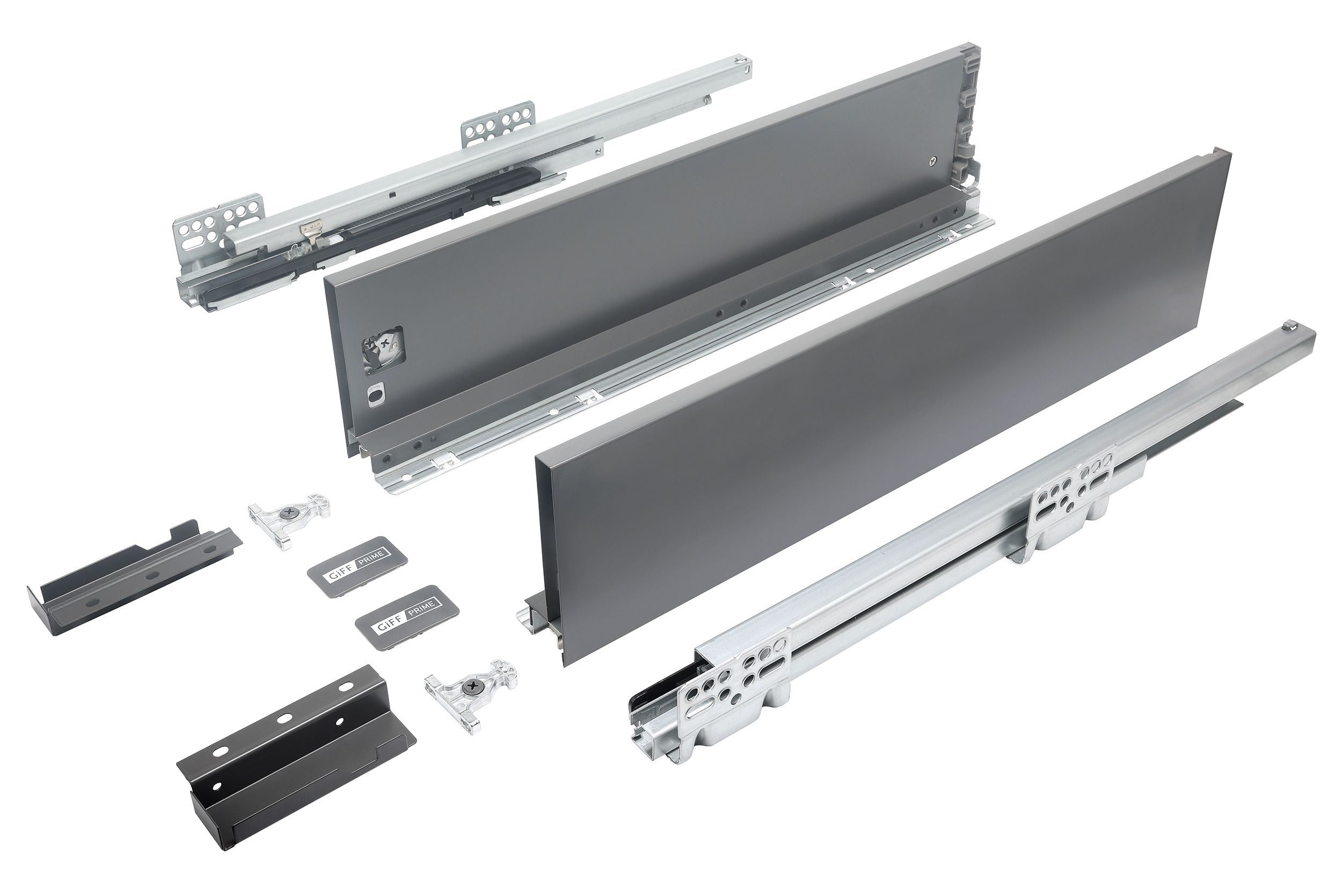 Выдвижной ящик GIFF PRIME FlatBox 3D L=500 H=116 графит