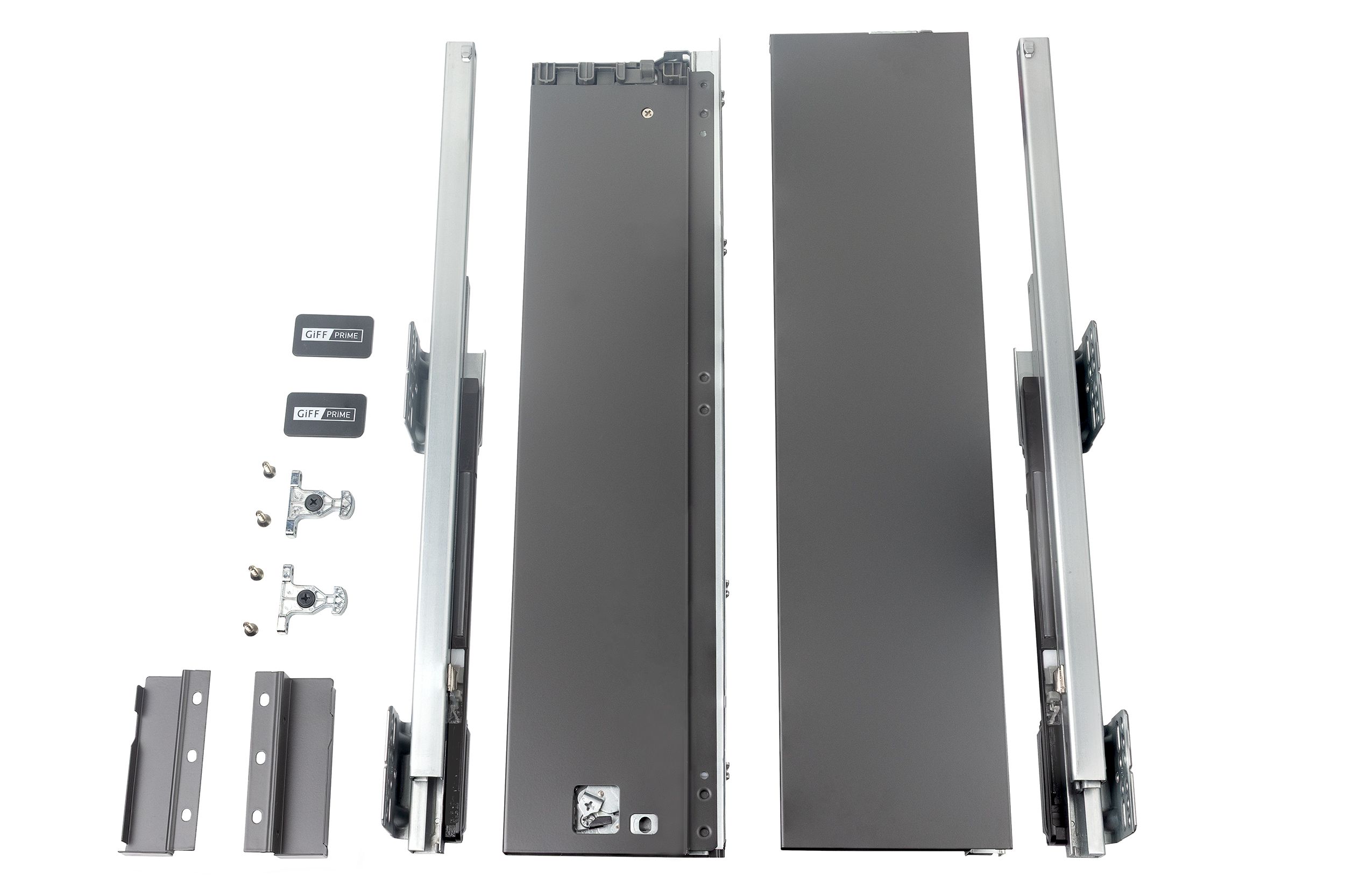 Выдвижной ящик GIFF PRIME FlatBox 3D L=500 H=116 графит