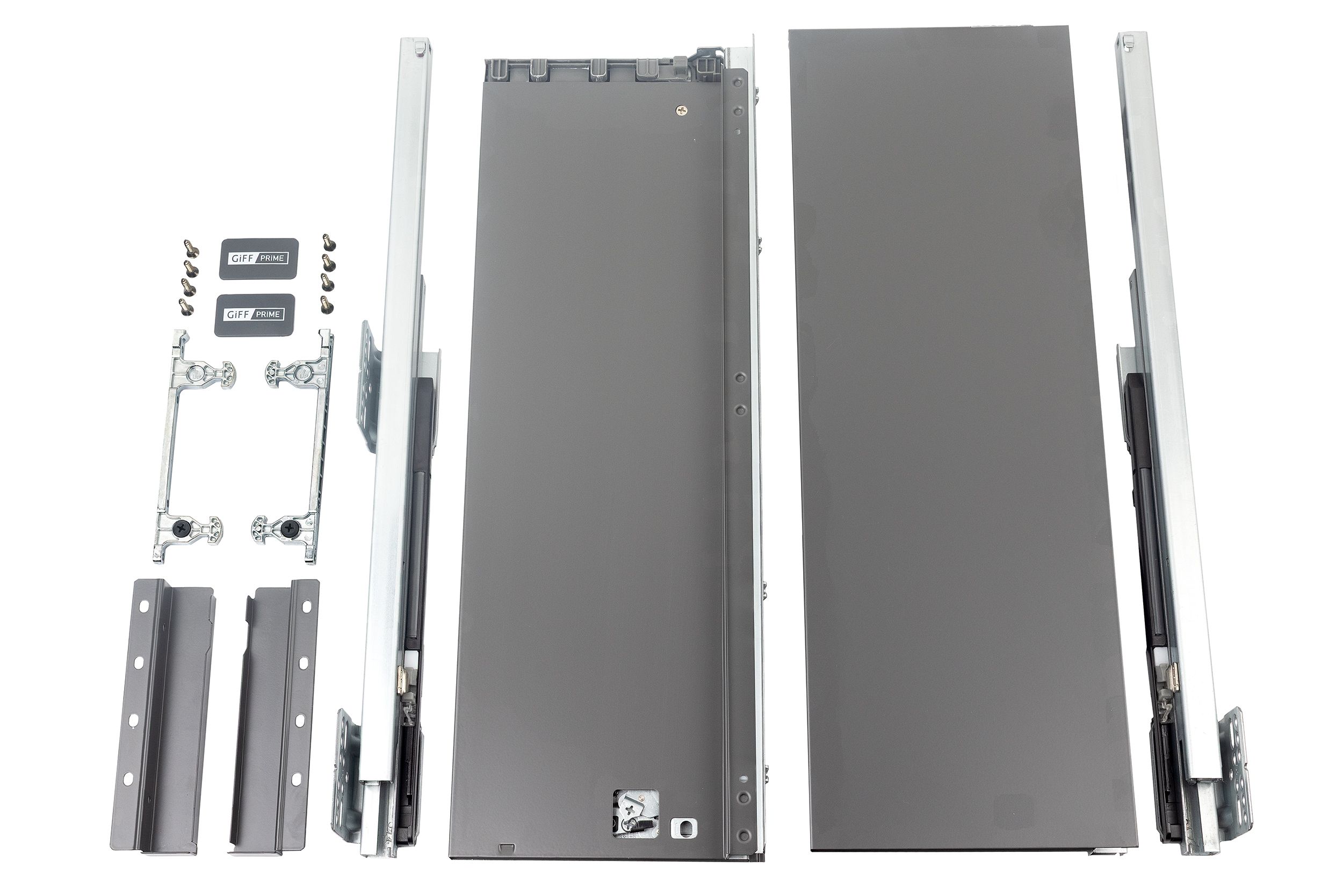 Висувний ящик GIFF PRIME FlatBox 3D L=500 H=167 графіт