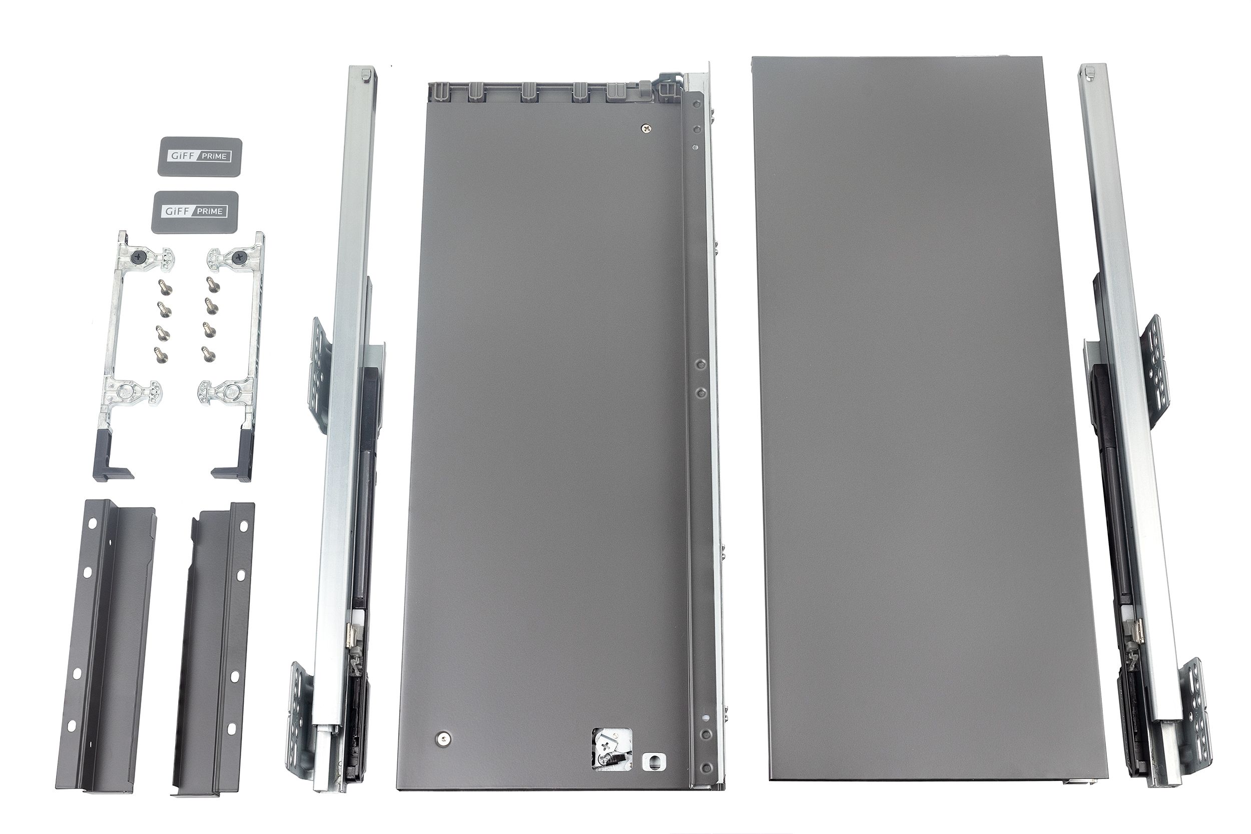 Висувний ящик GIFF PRIME FlatBox 3D L=500 H=199 графіт