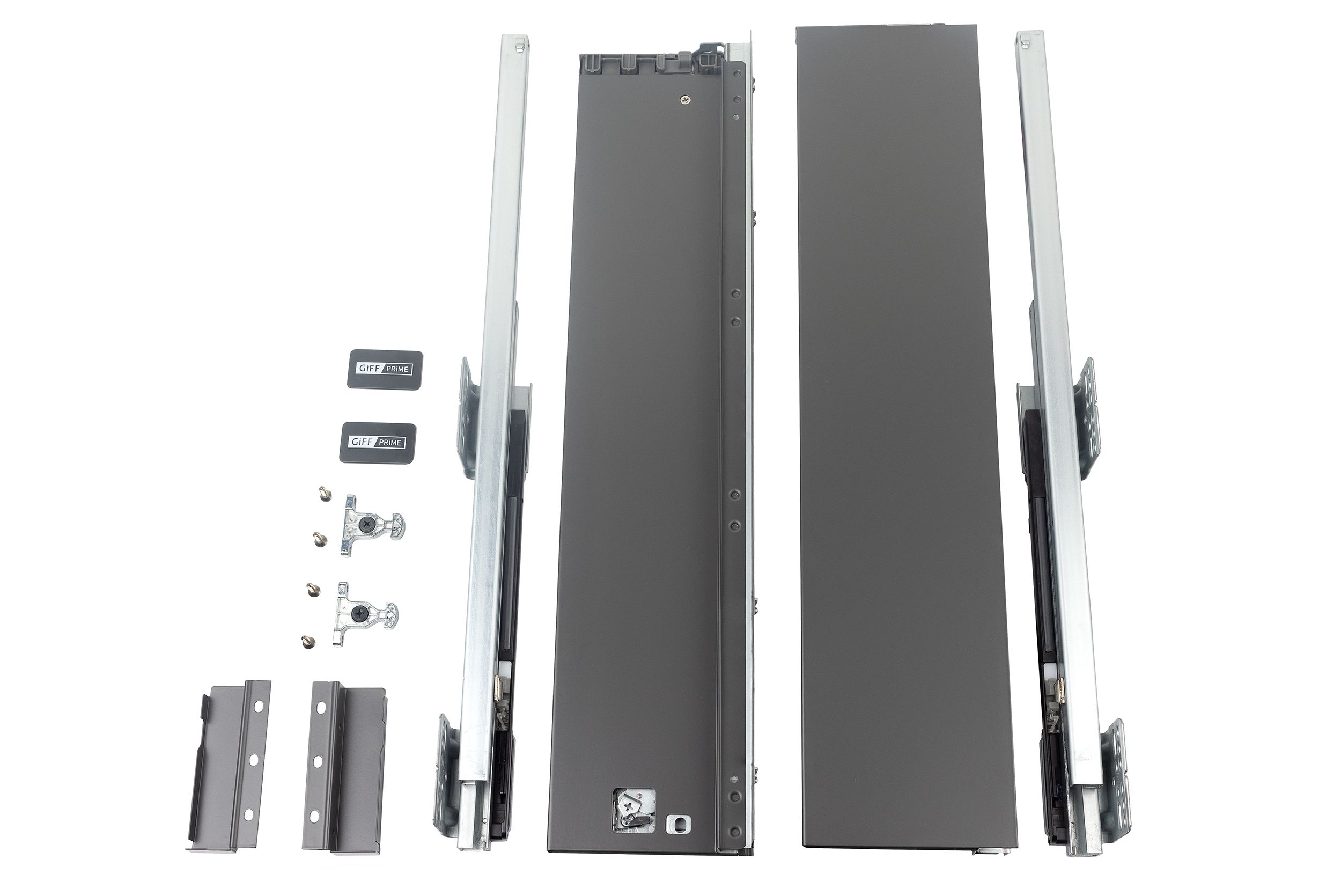 Выдвижной ящик GIFF PRIME FlatBox 3D L=550 H=116 графит