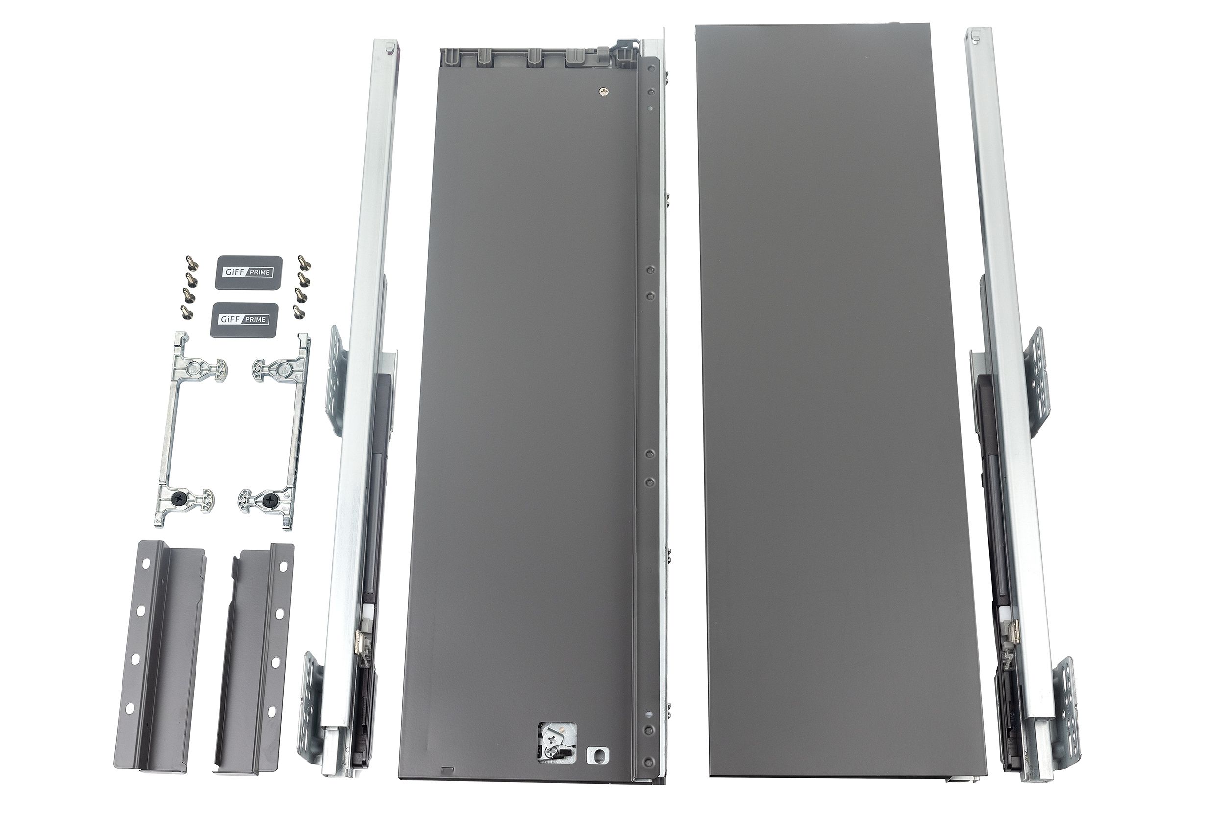 Выдвижной ящик GIFF PRIME FlatBox 3D L=550 H=167 графит