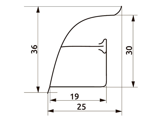 Плінтус LuxeForm 94128 Мармур россо (W959) L=4200
