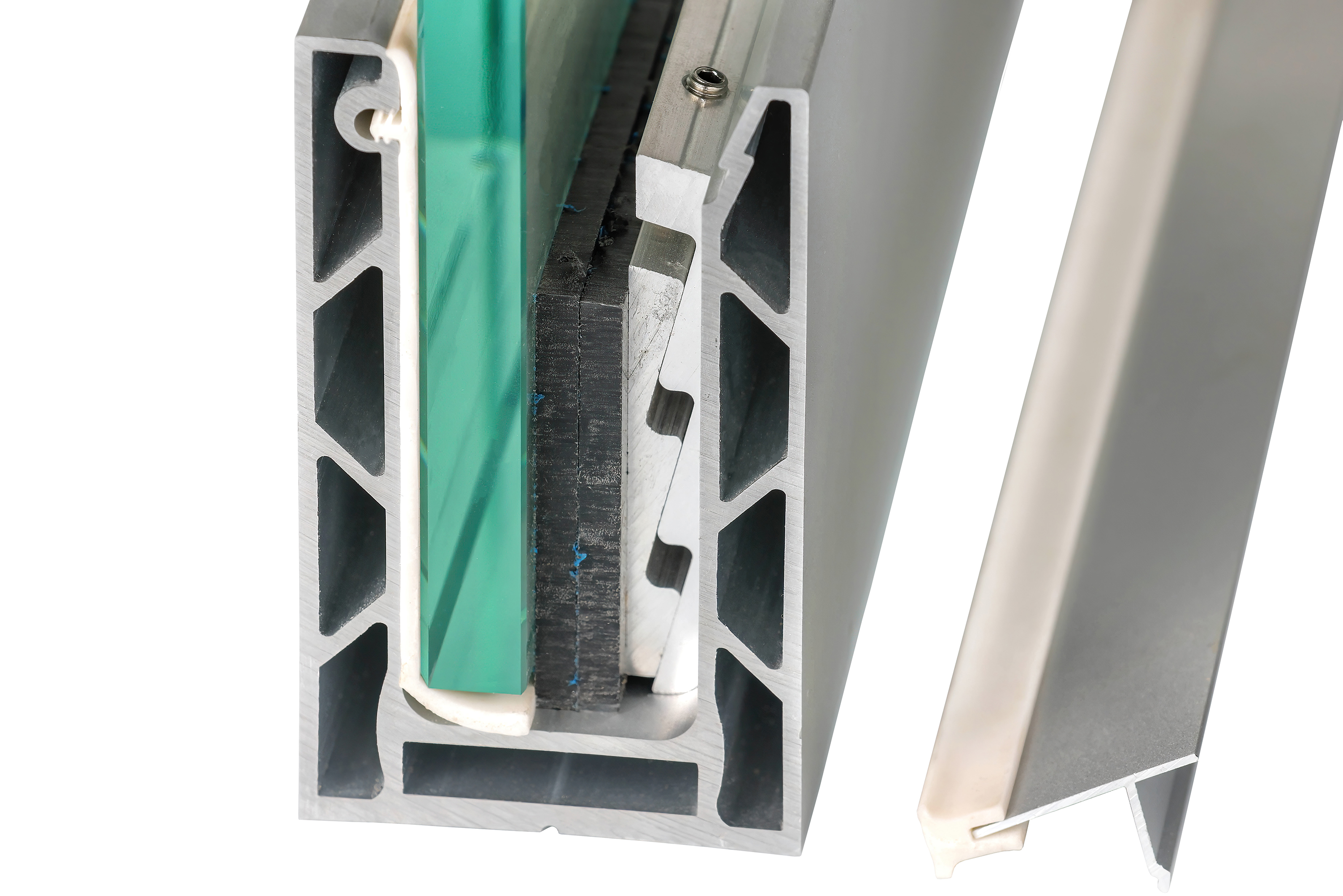 Комплект балконного профілю під скло 10-12 мм