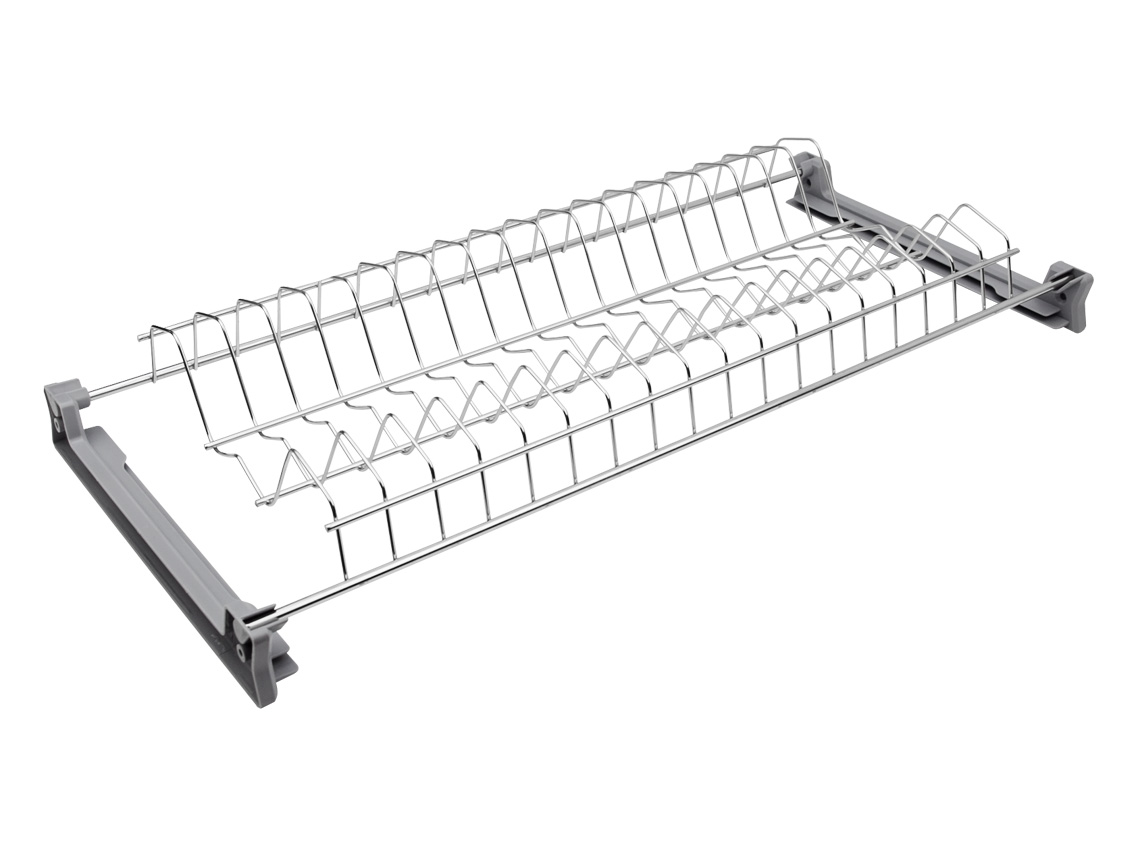 Сушка для посуду фасад 500 INOXA 701 нержавіюча сталь (2 полиці та 4 кріплення)