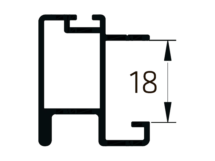 Albatur М50 2900 420 вертикальний профіль 3 м для систем М03 SRG 100