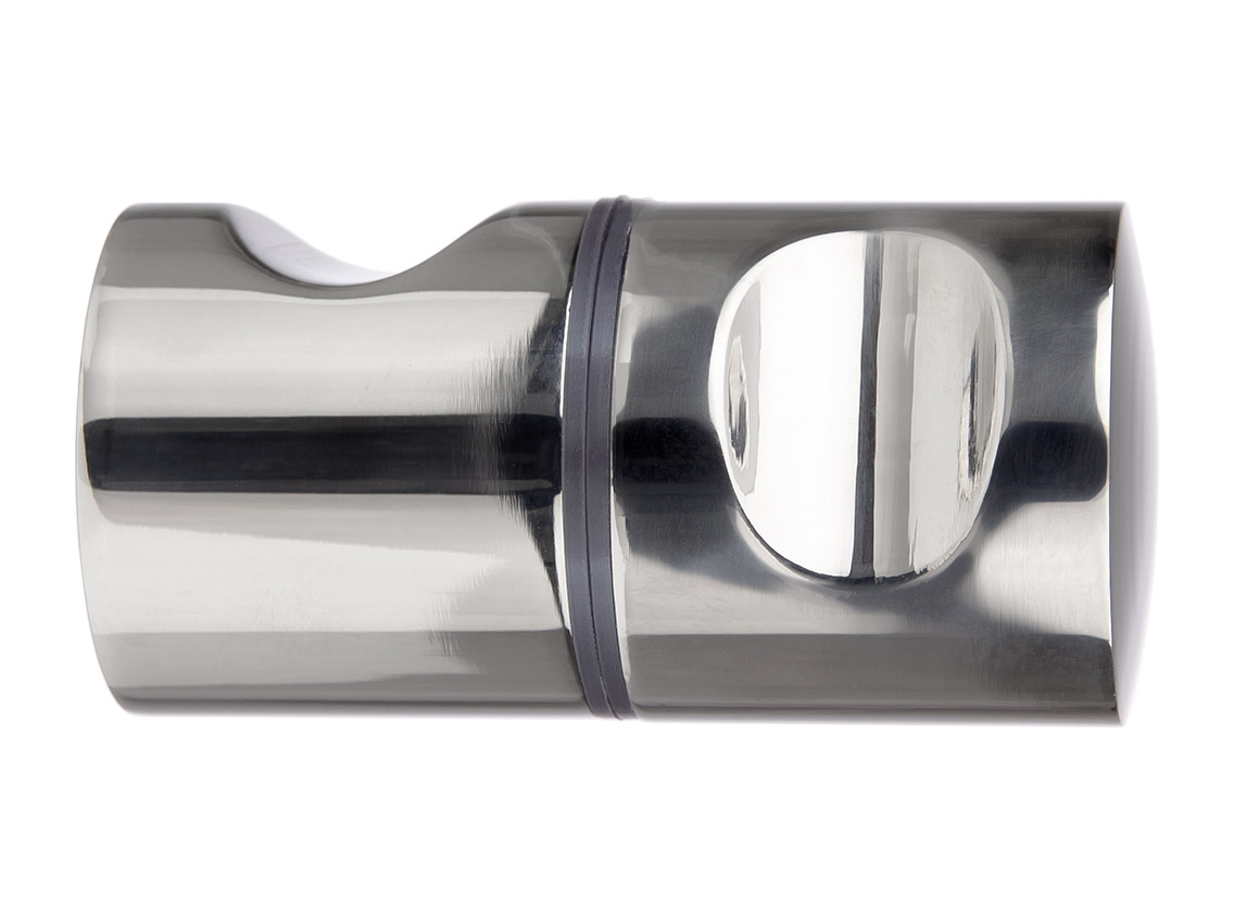 Ручка-кноб кругла GIFF Glass 246 полірований хром