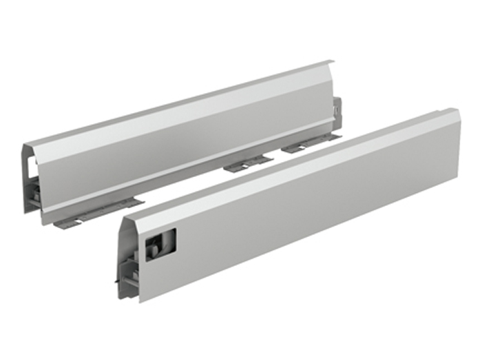 Боковина ящика ArciTech правая Hettich L=550 H=94 серебро (9.121.210)