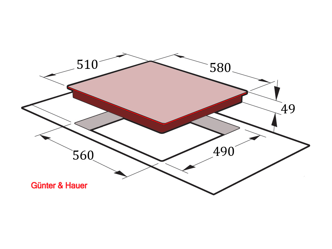 Варильна поверхня CER 641 (Gunter & Hauer)