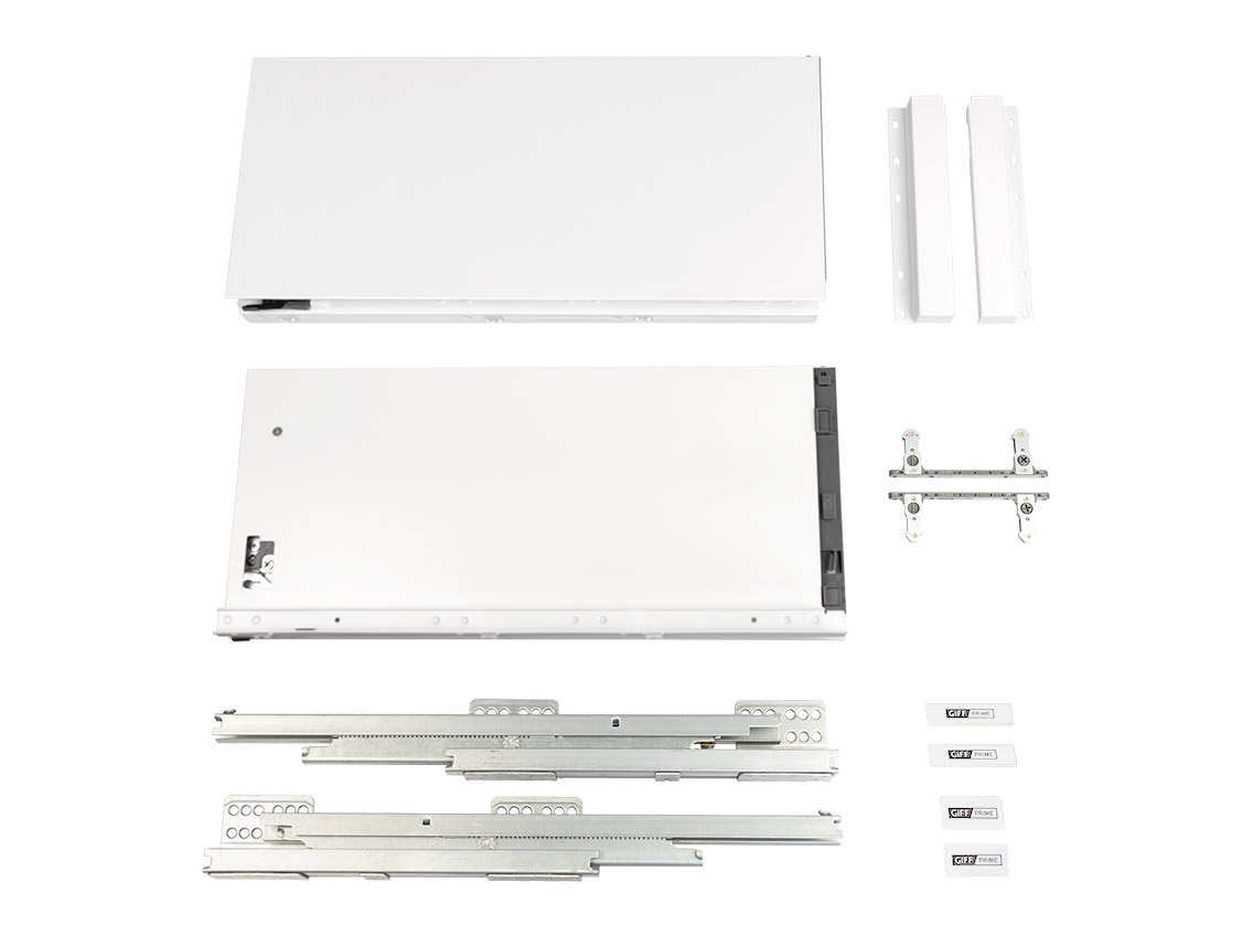 Висувний ящик GIFF PRIME FlatBox L=400 H=199 білий