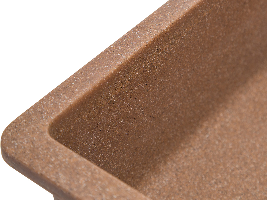 Мийка штучний камінь Solid Вега Плюс 200х420 теракот (під стільницю)