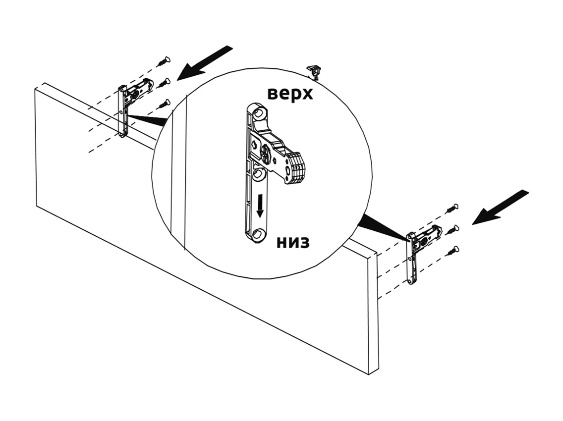 Выдвижной ящик GIFF PRIME FlatBox L=550 H=116 графит