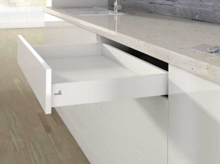 Боковина ящика ArciTech правая Hettich L=500 H=94 белая (9.121.250)