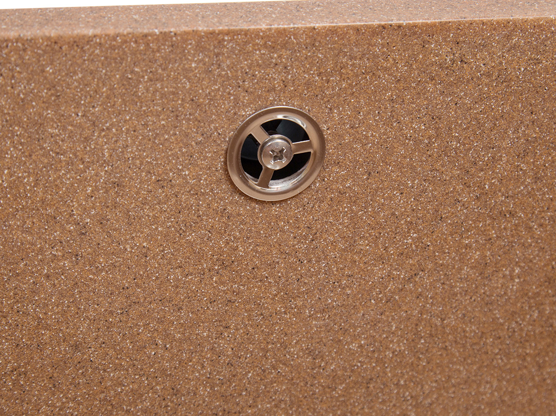 Мийка штучний камінь Solid Вега 440х420 теракот (під стільницю)