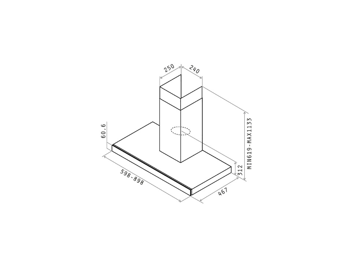 Витяжка JOY BLIX/A/90 Elica