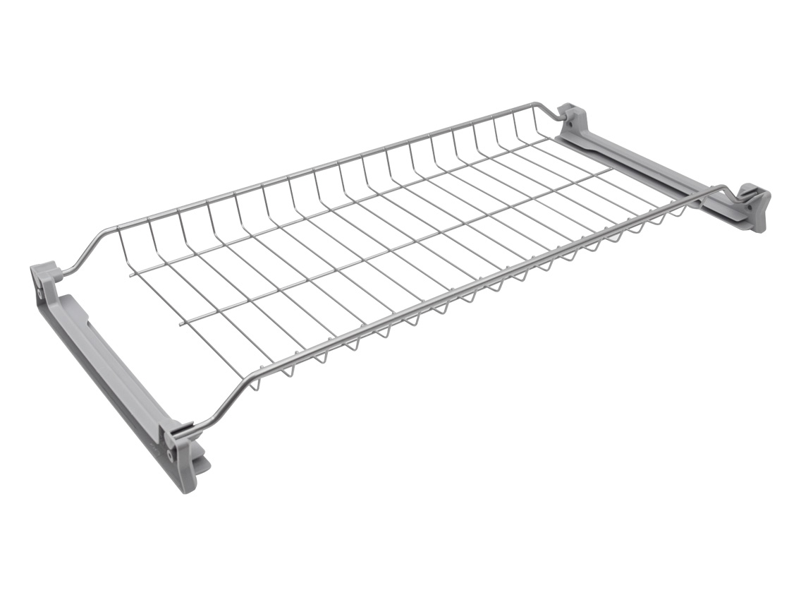 Сушка для посуду фасад 800 INOXA 701 сірий (2 полиці та 4 кріплення)