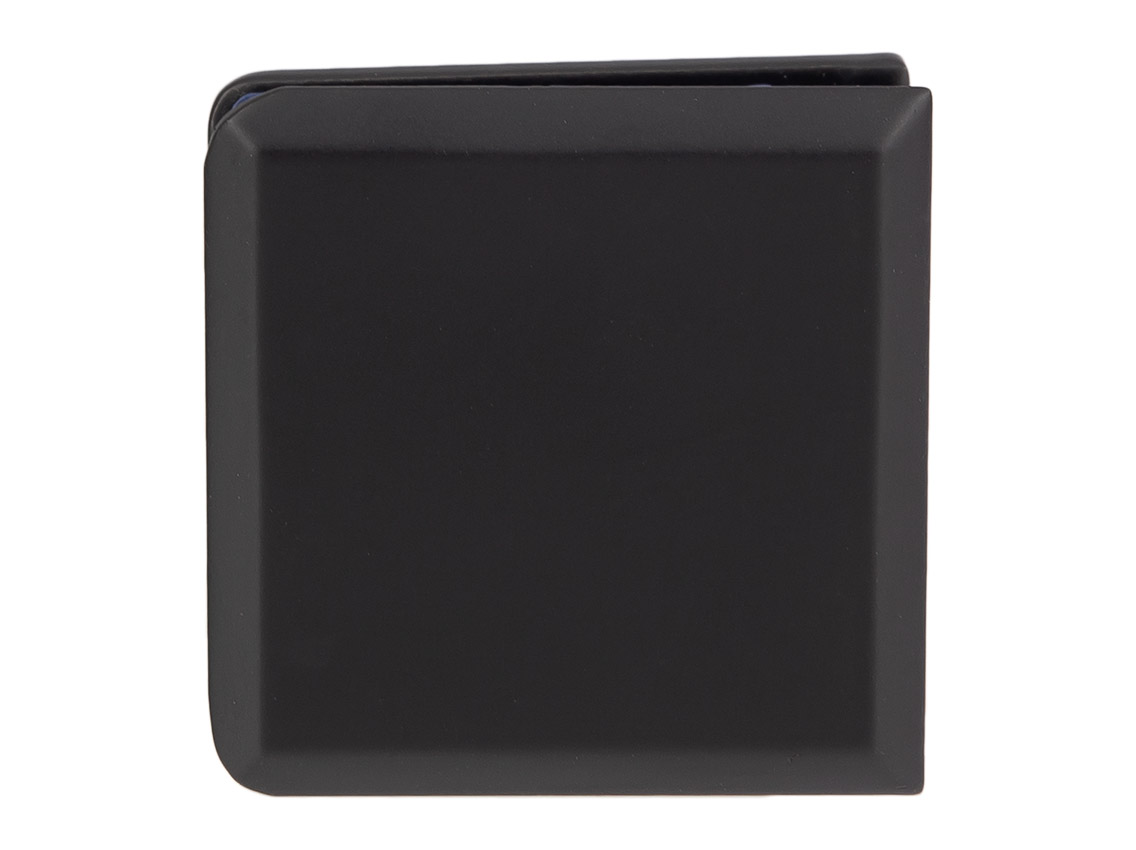 Конектор 90° стіна-скло-підлога GIFF 721 чорний матовий